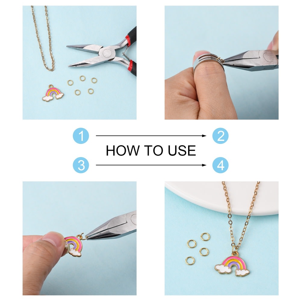 Argollas de unión Acero dorado / gramo4