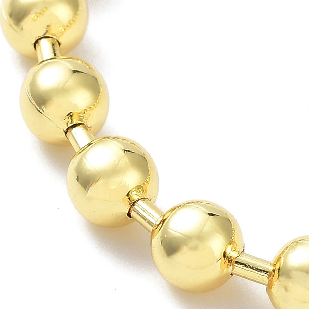Pulsera ajustable balines baño de oro / unidad6