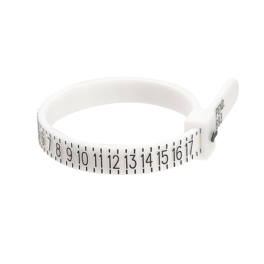 Medidor plástico de dedos para anillos  joyería / unidad6