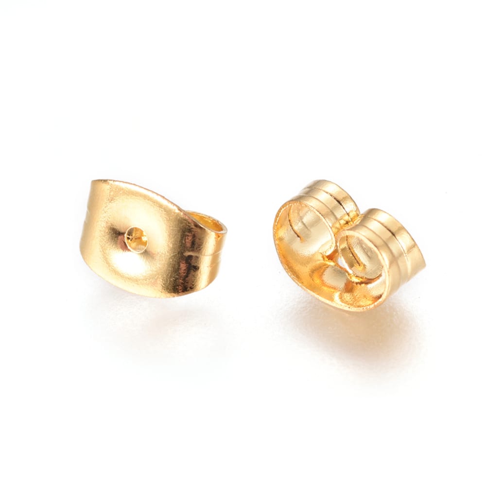 Tapones de aros 6x4.5 mm tipo mariposa acero / gramo2