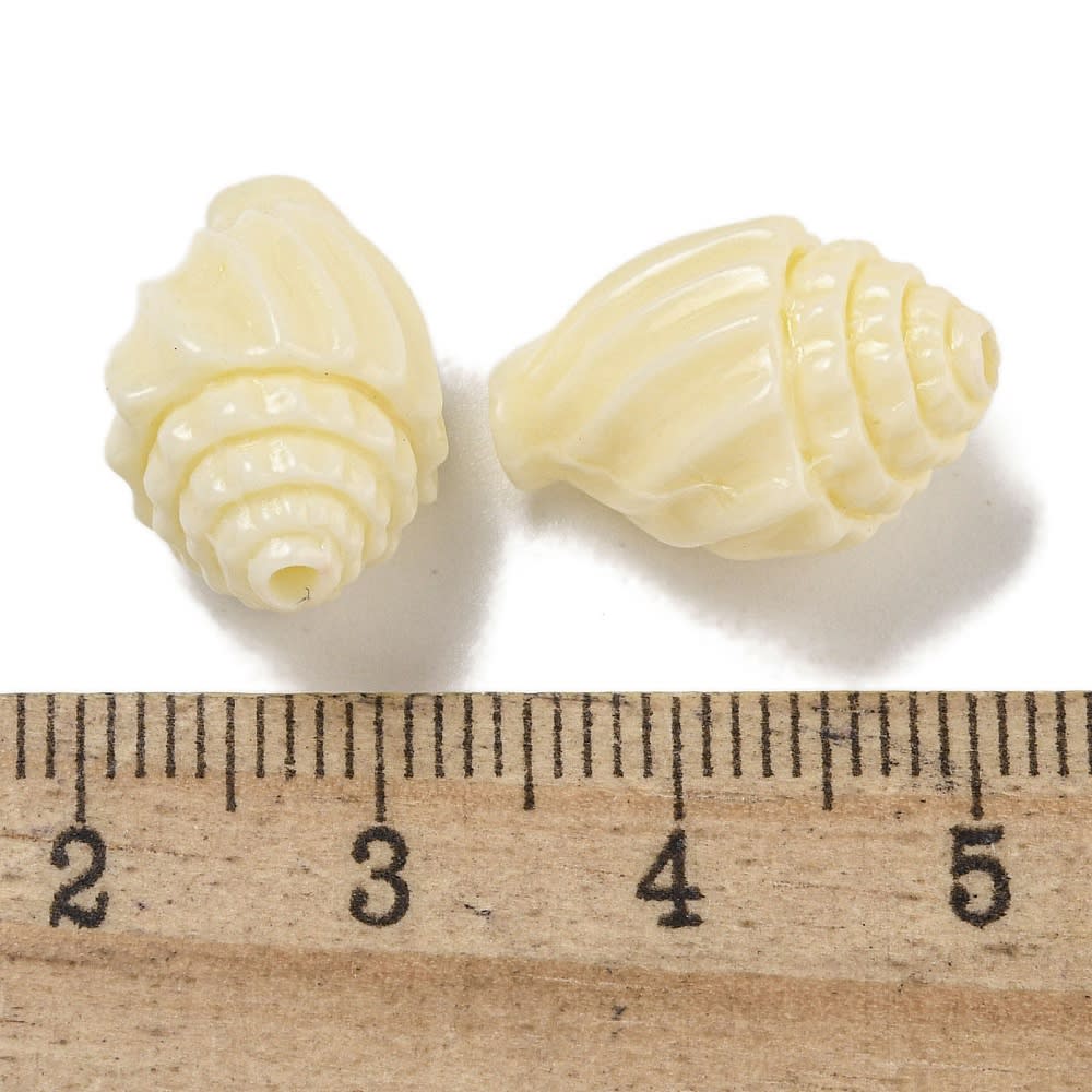 Dije pasador concha de mar caracol espiral / unidad2