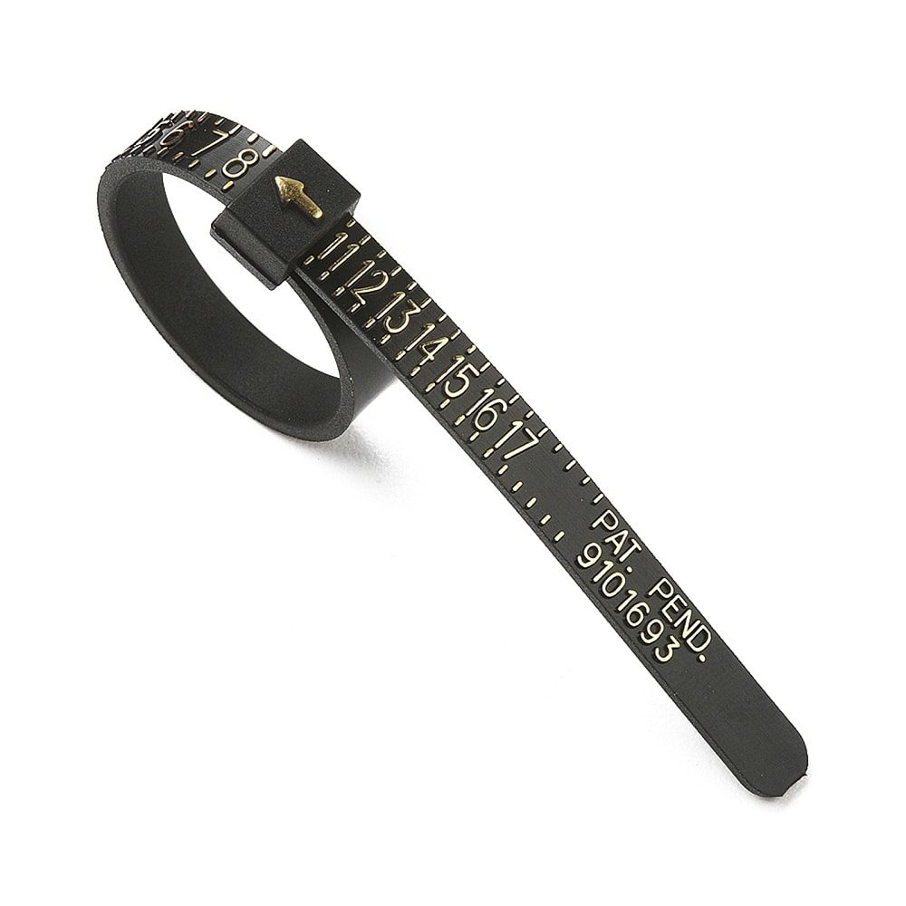 Medidor plástico de dedos para anillos  joyería / unidad11