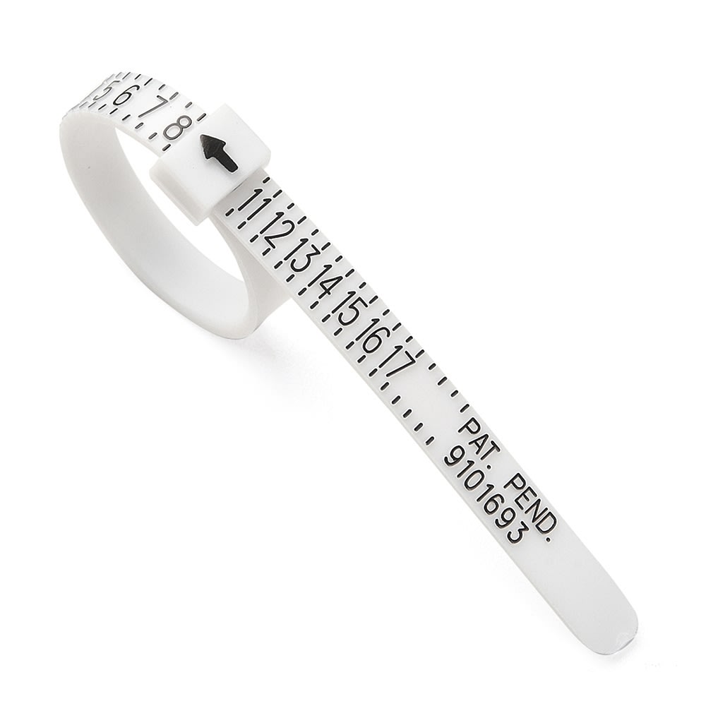 Medidor plástico de dedos para anillos  joyería / unidad3