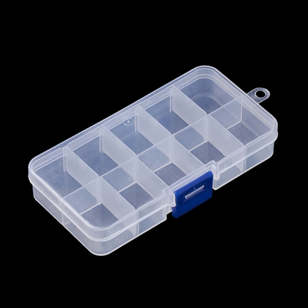 Caja organizadora 10 divisiones extraíble 14.5x7cm / unidad1