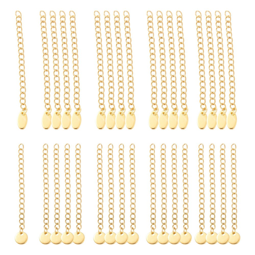 Cadena extensión alargador 5 a 6 cm acero / unidad4