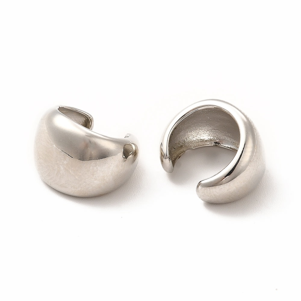 Ear cuff solitarios chunky liso 12 mm / unidad2