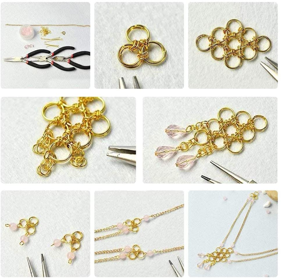 Argollas de unión aluminio 10 mm multicolor / 20 uds3