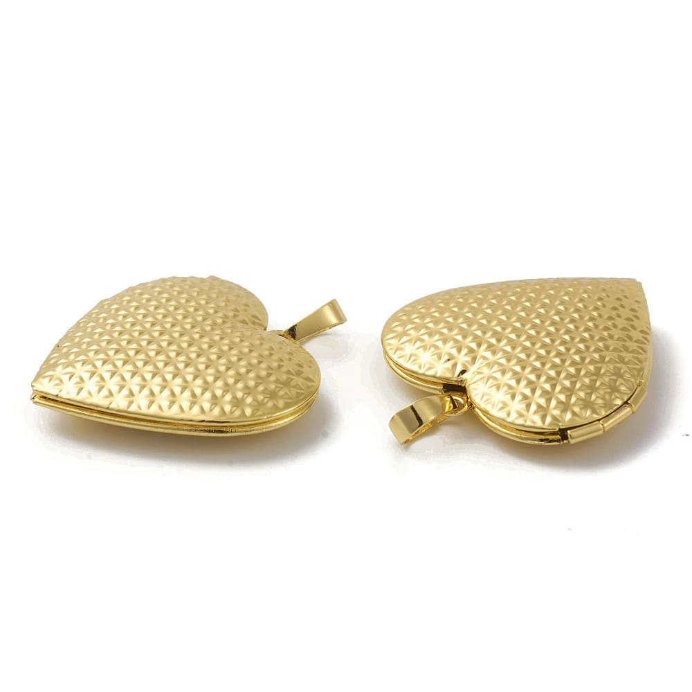 Relicario foto portafoto locket corazón textura / unidad4