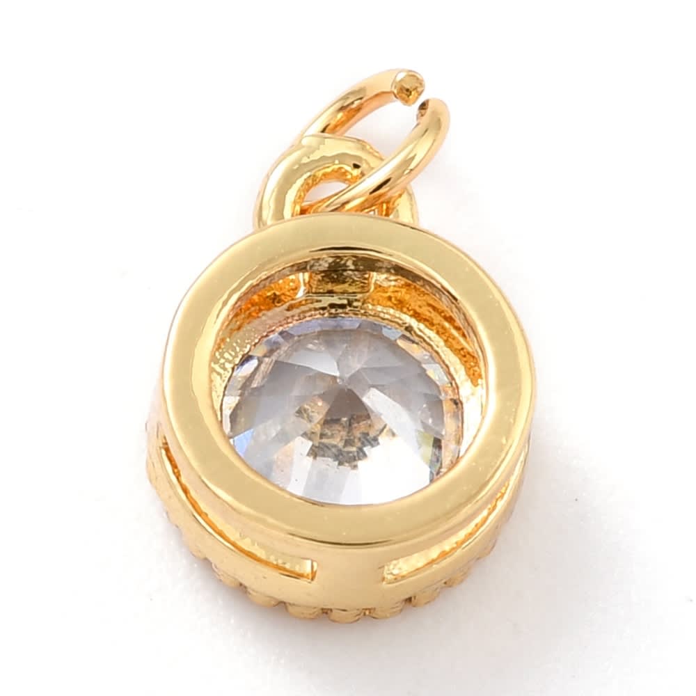 Dije colgante punto de luz baño de oro / unidad5