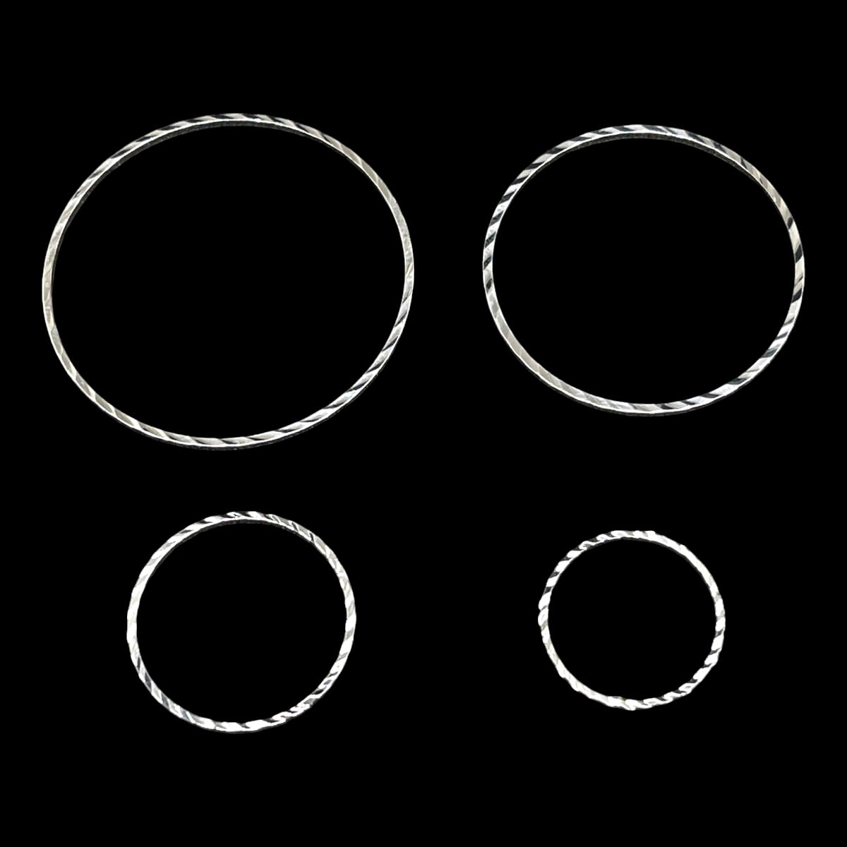 Figura cerrada círculo baño de plata / unidad1