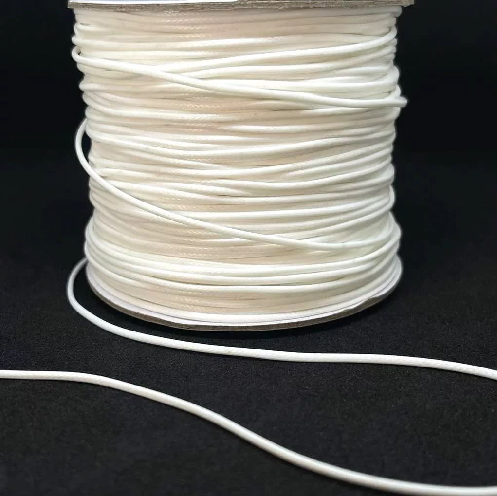 Hilo trenzado encerado piel de serpiente 0.5 mm / metro7