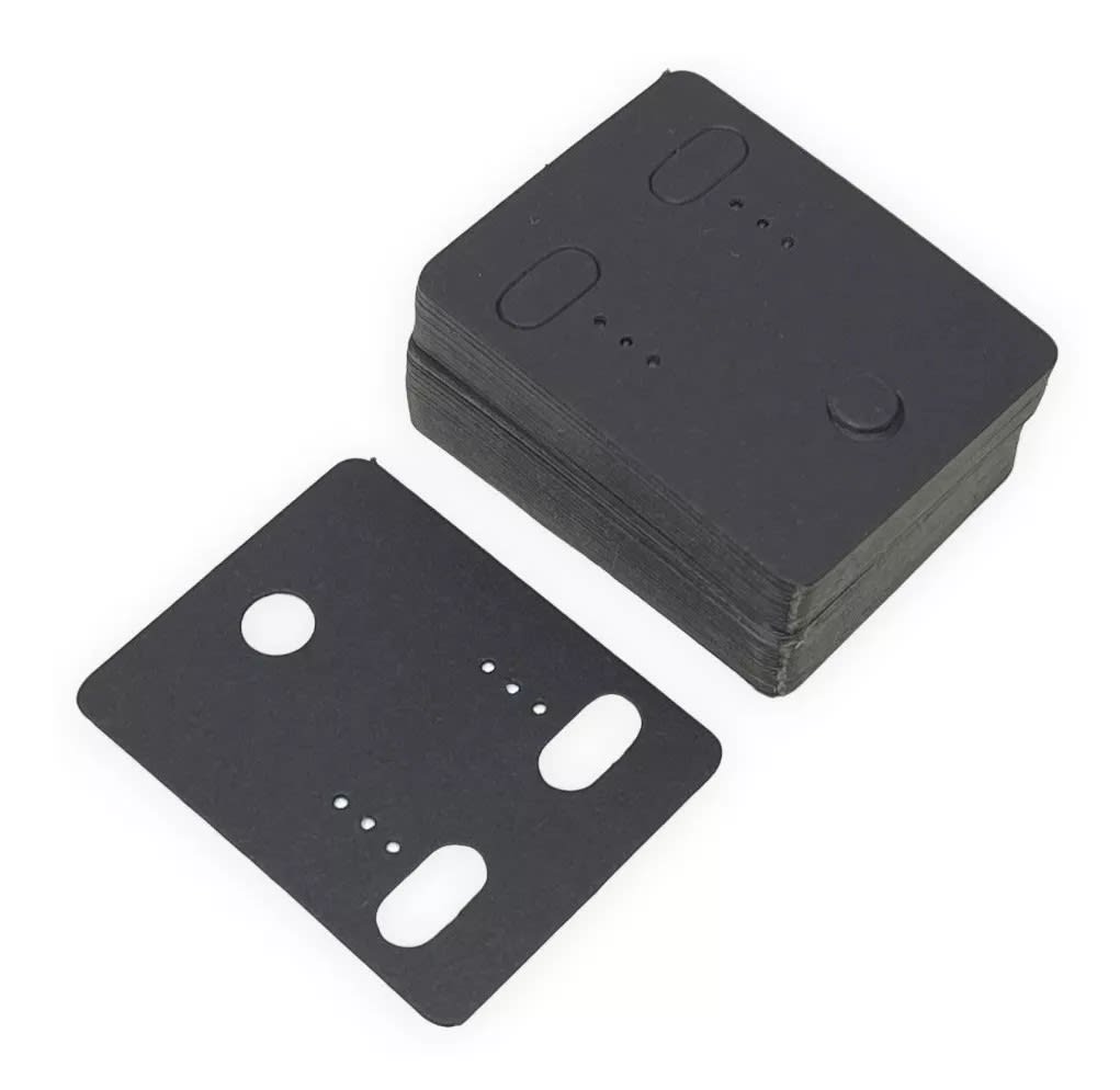 Tarjetas tags cartón exhibición de aros aretes / 100 uds3