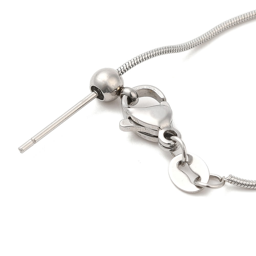 Cadena armada tejido serpiente acero ajustable  / unidad3