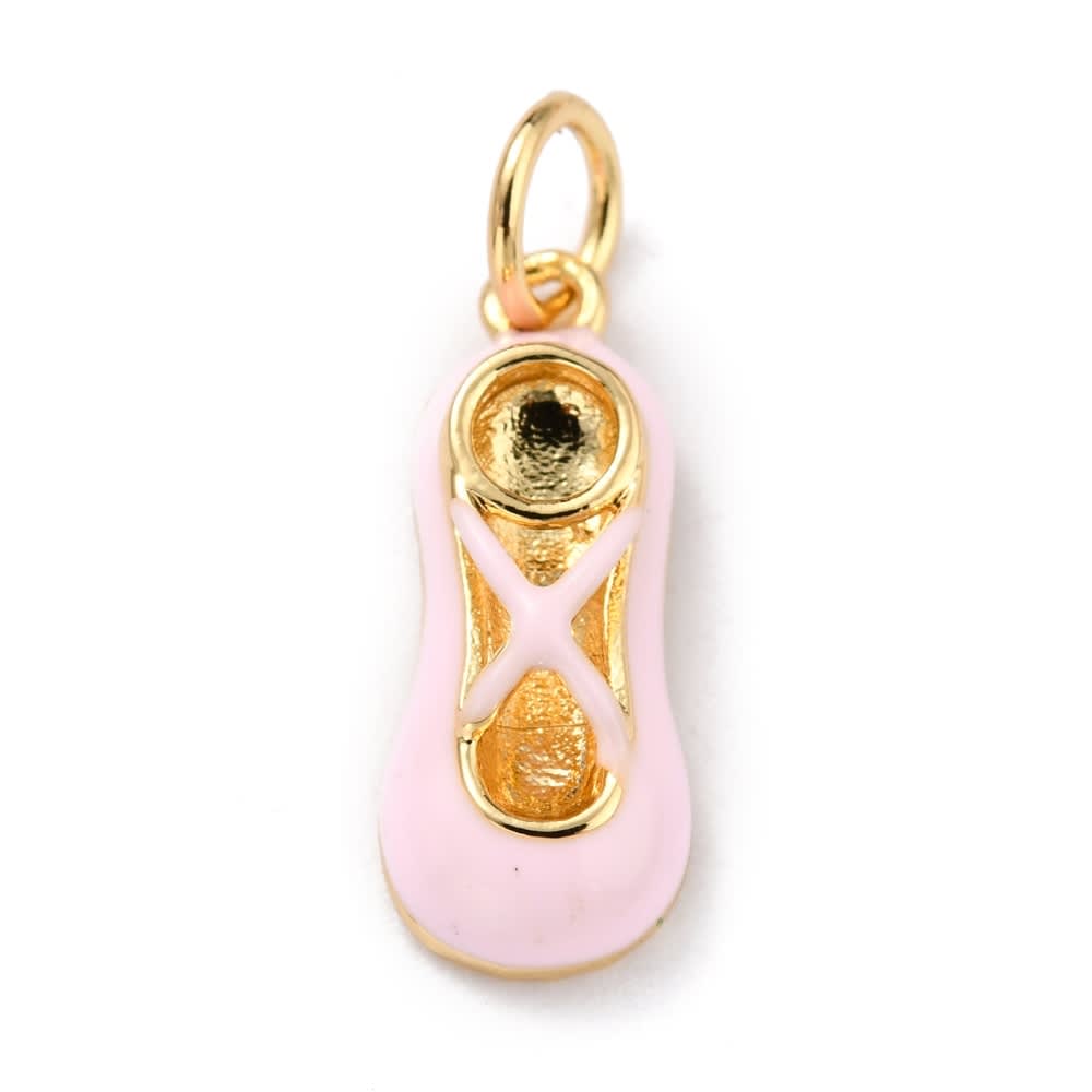Dije colgante esmaltado zapatilla ballet bailarina / unidad2