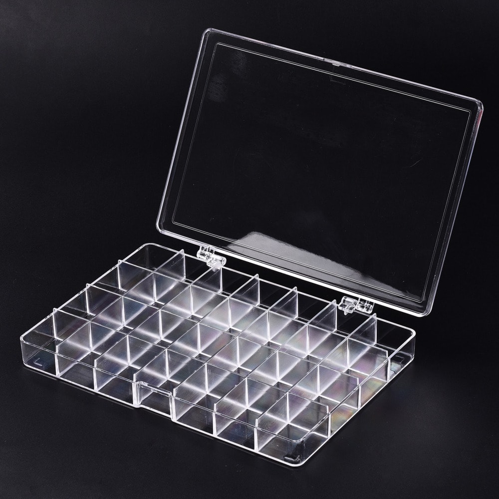 Caja organizadora 28 divisiones no extraíble 19.9x13.5 cm / unidad1