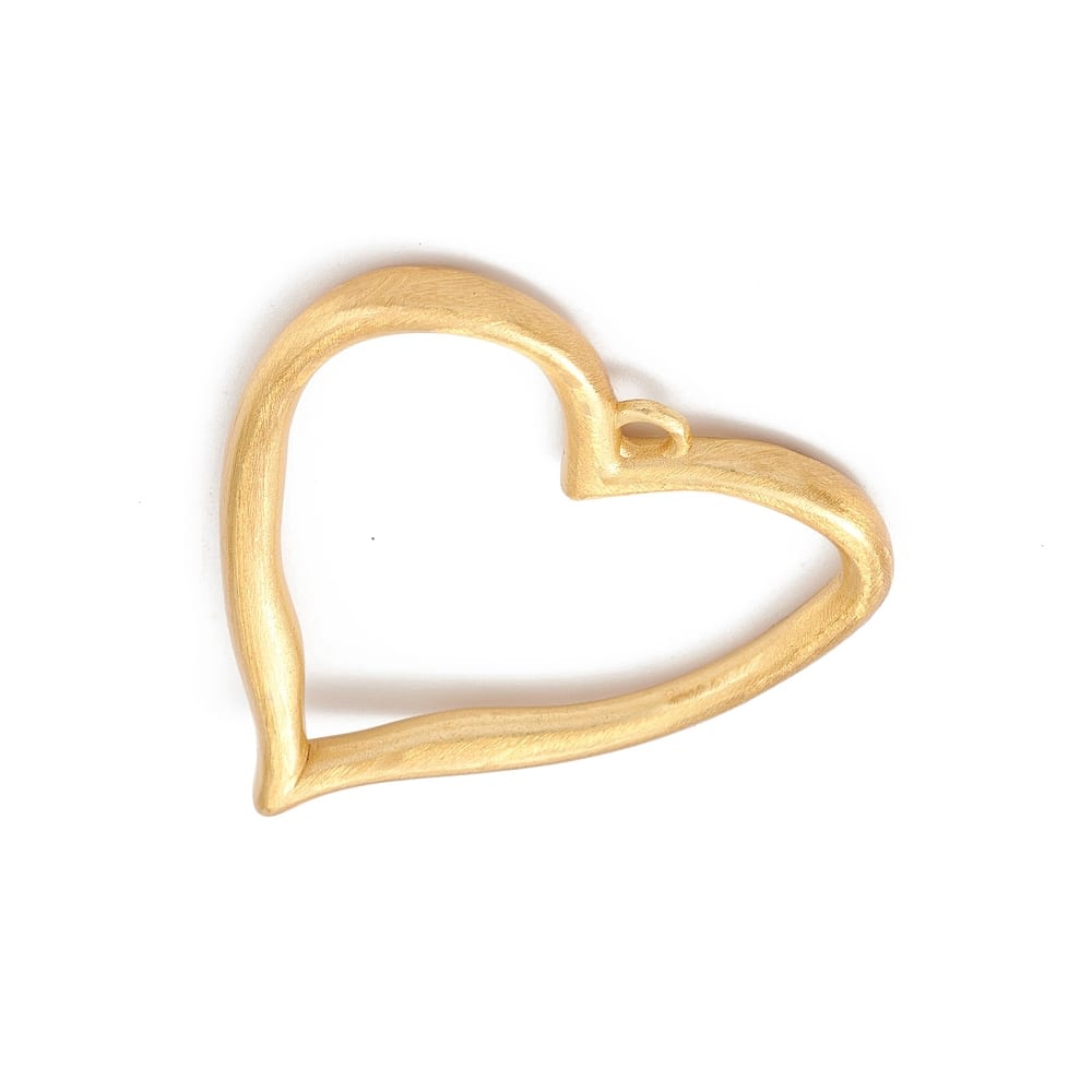 Maxi Dije colgante Silueta de Corazón 40 mm / unidad3