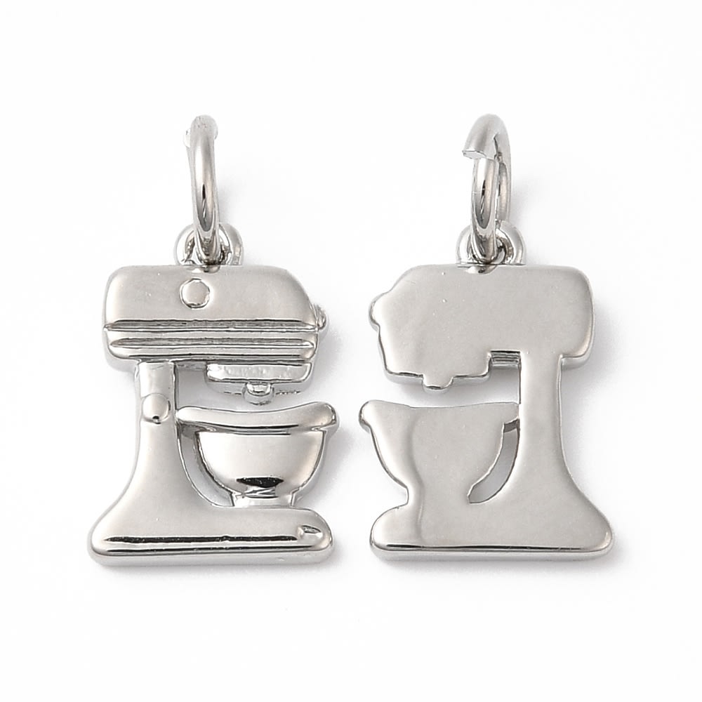 Dije colgante Batidora reposteria 12 mm baño de oro / unidad4