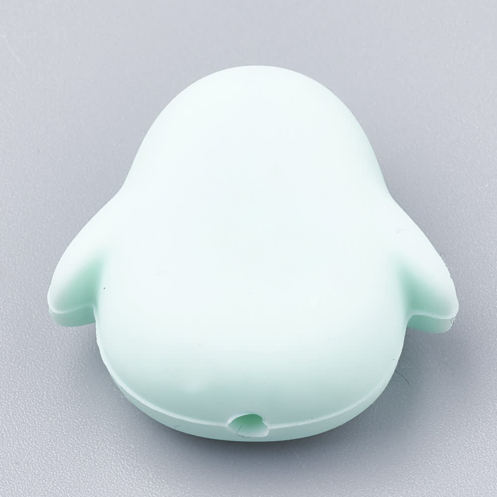 Mordedor pasador silicona pingüino bebé portachupete / unidad6