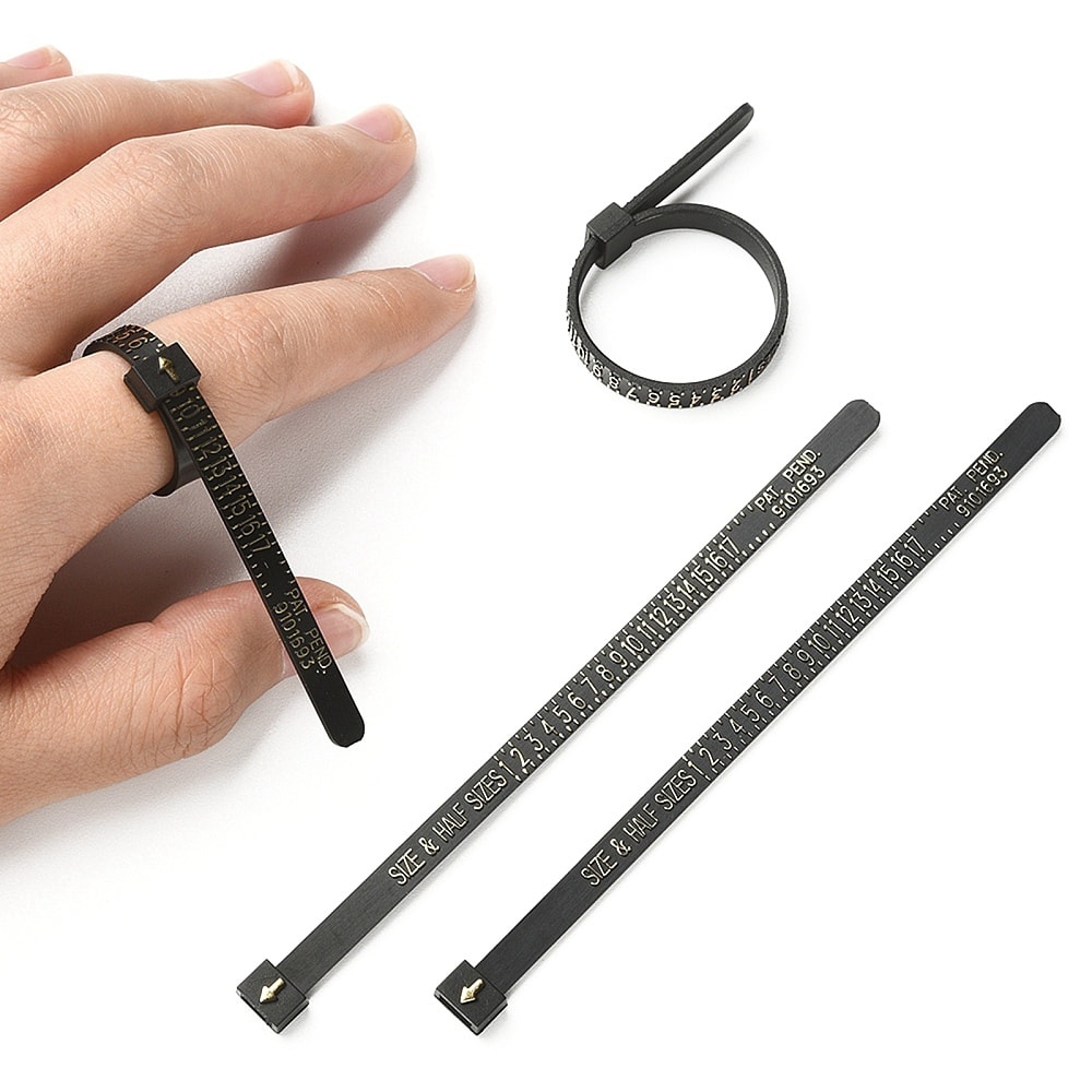 Medidor plástico de dedos para anillos  joyería / unidad2