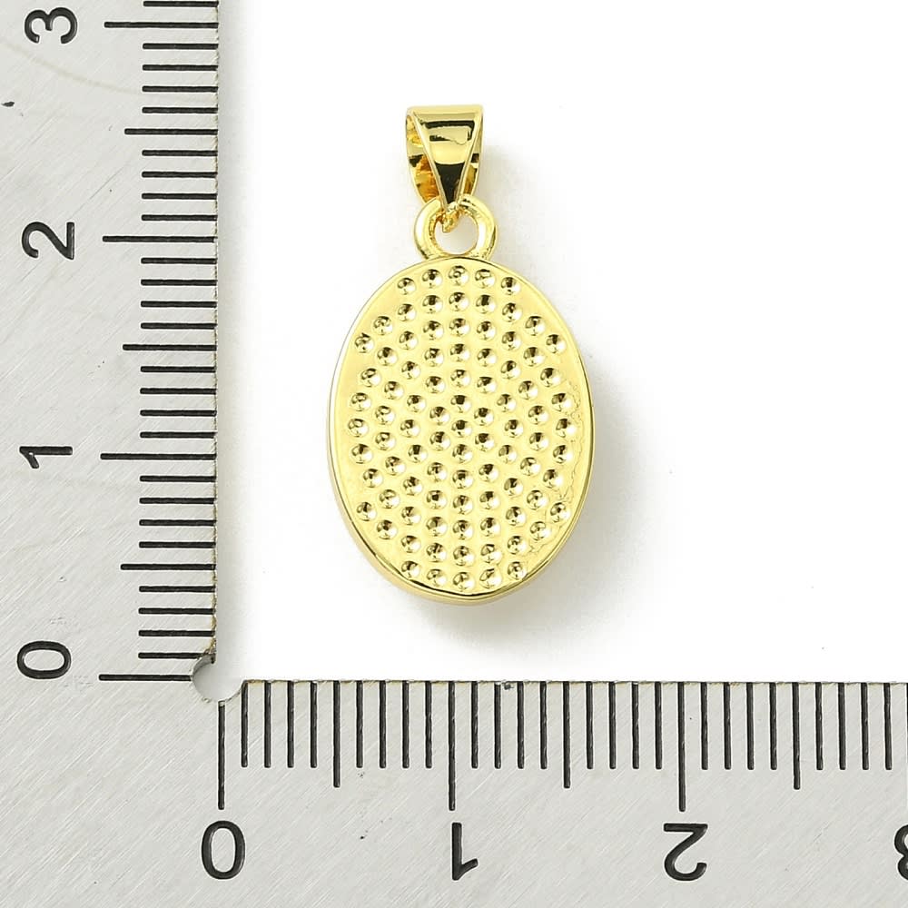 Dije colgante nácar virgen Chiquinquirá chinita baño oro / unidad3