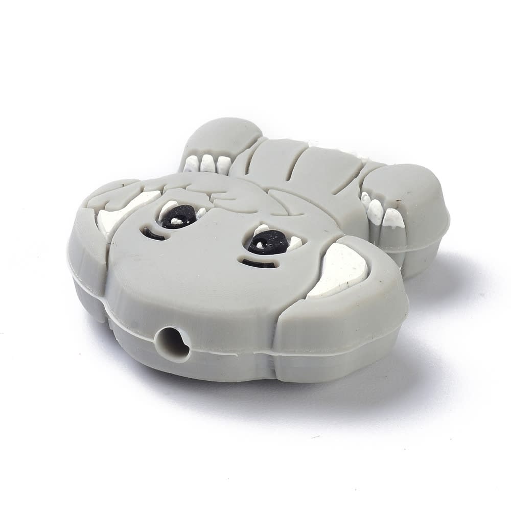 Mordedor pasador silicona elefante bebé portachupete / unidad8