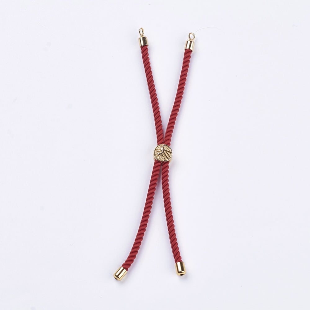 Base de pulsera cordón torcido ajustable / unidad1