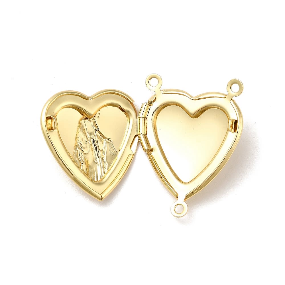 Relicario foto portafoto locket vitela centro rosario virgen milagrosa / unidad2