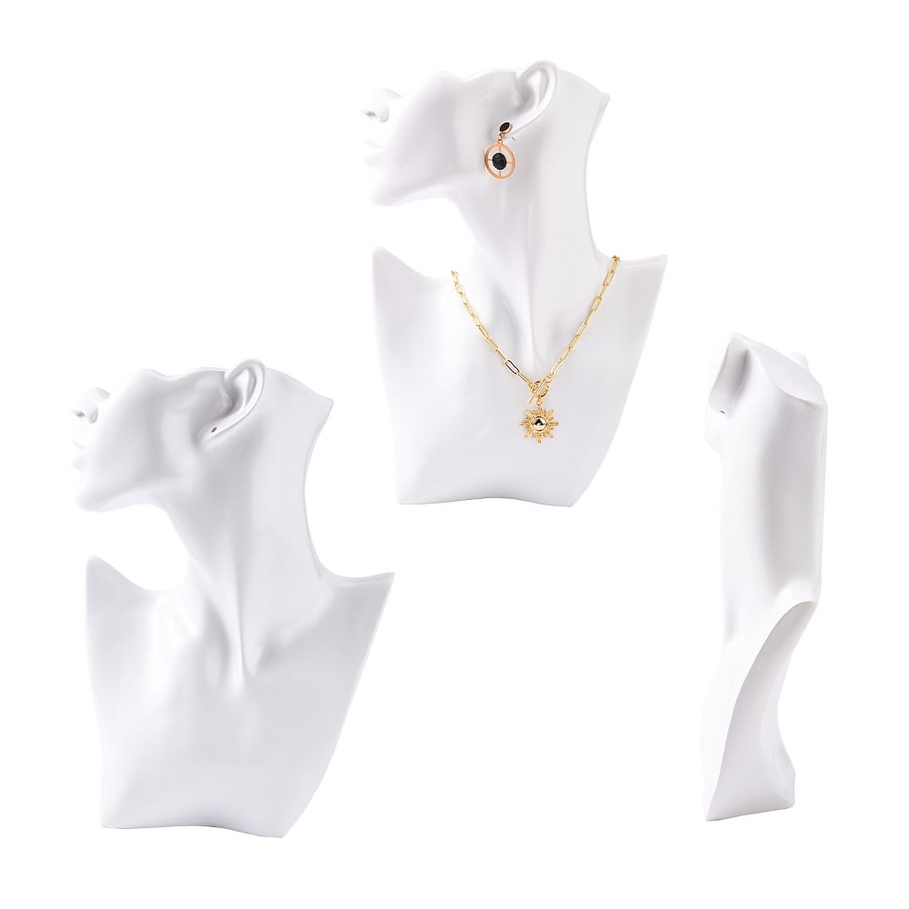 Exhibidor mostrario cuello busto de resina de alta gama / unidad1