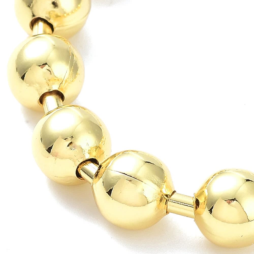Pulsera ajustable balines baño de oro / unidad4