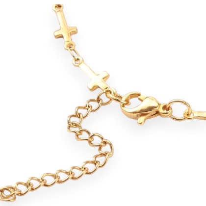 Cadena armada cruz acero inoxidable / unidad2