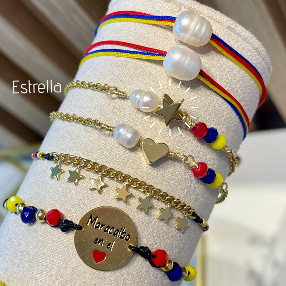 Pulsera tricolor de Venezuela VTE / unidad5