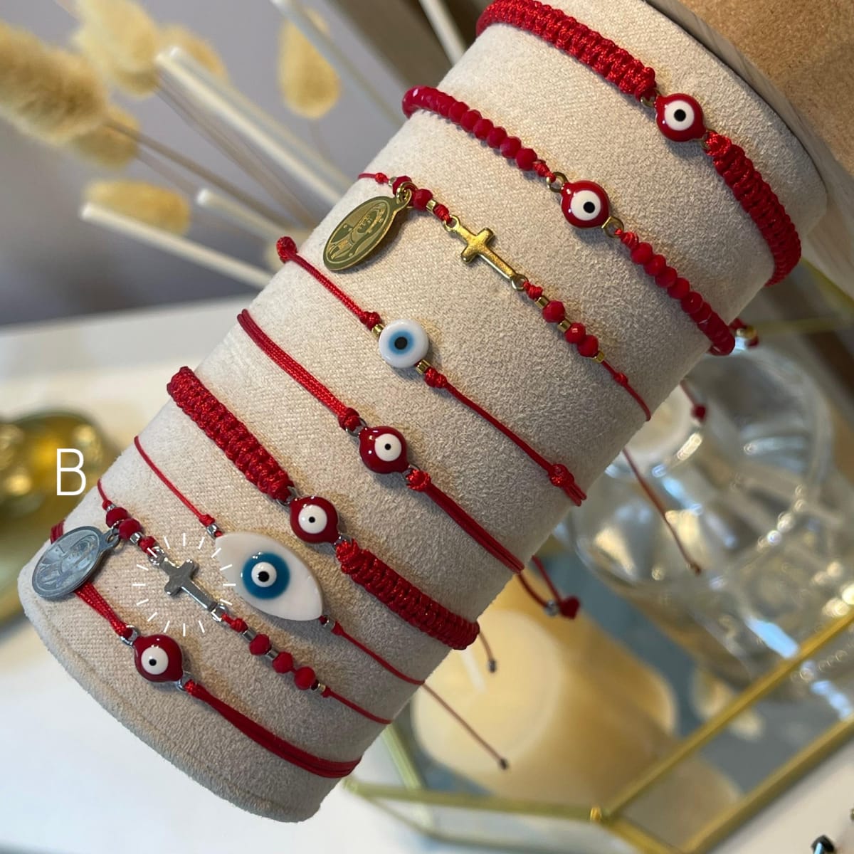Pulsera hilito rojo de protección VTE / unidad3