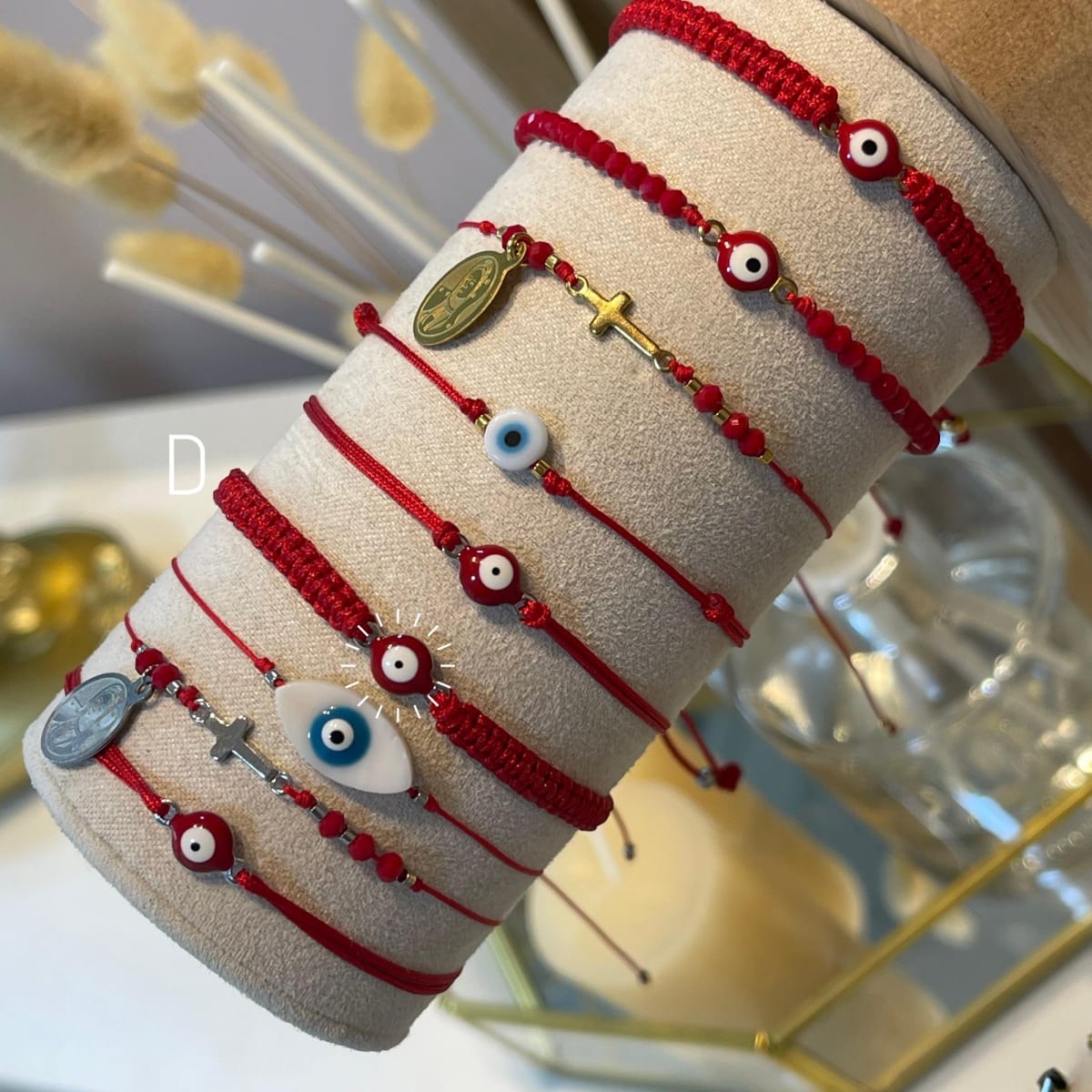 Pulsera hilito rojo de protección VTE / unidad5