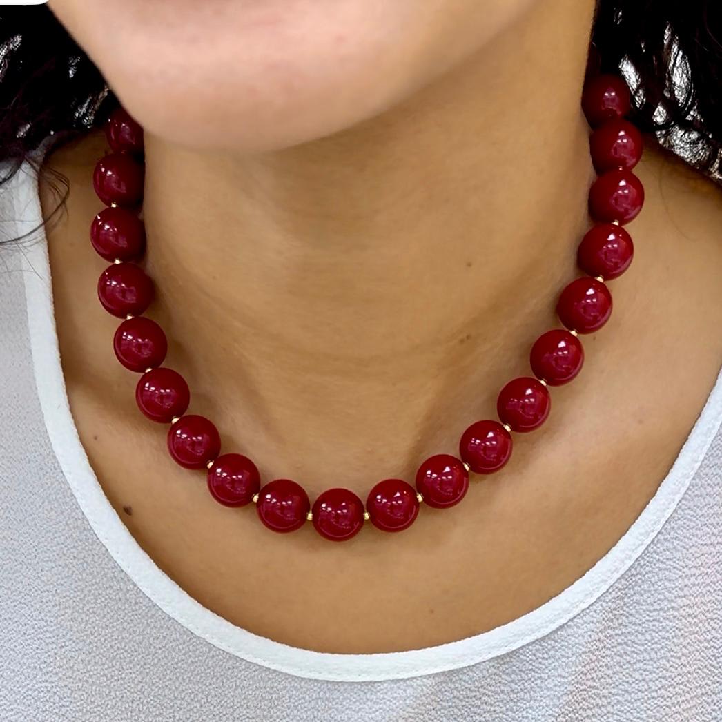 Collar cuentas de acrílico maximalista boho chic / unidad1