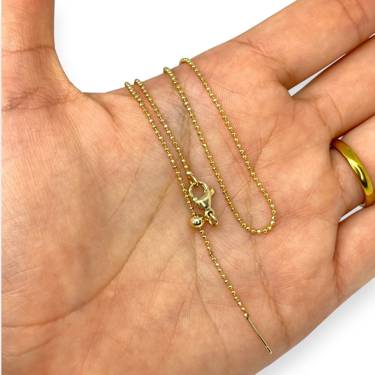 Cadena armada ajustable militar con aguja baño de oro / unidad3