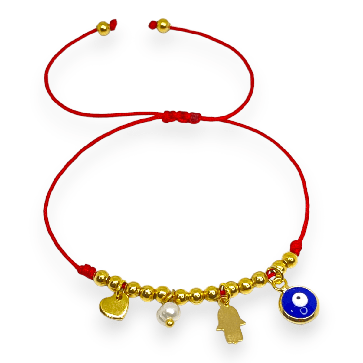 Pulsera hilito protección hilo rojo ajustable / unidad4