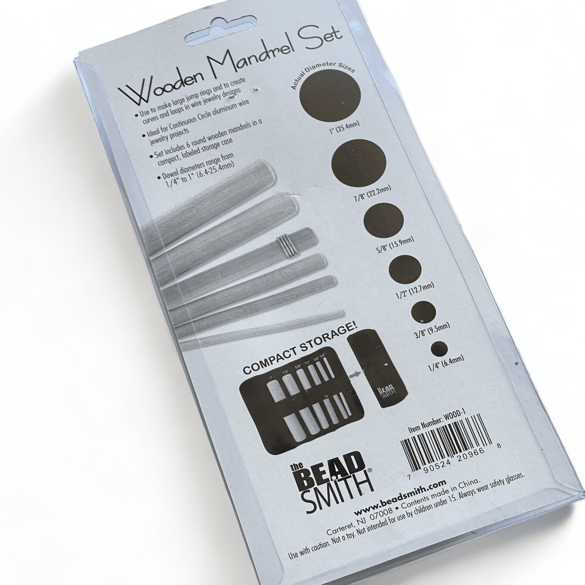 Set de mandriles madera bead smith / set3