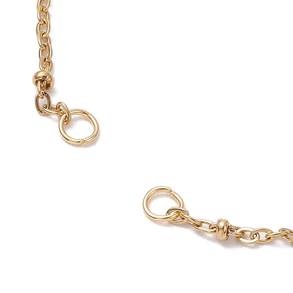 Base pulsera cadena eslabón forzado balines acero / unidad3