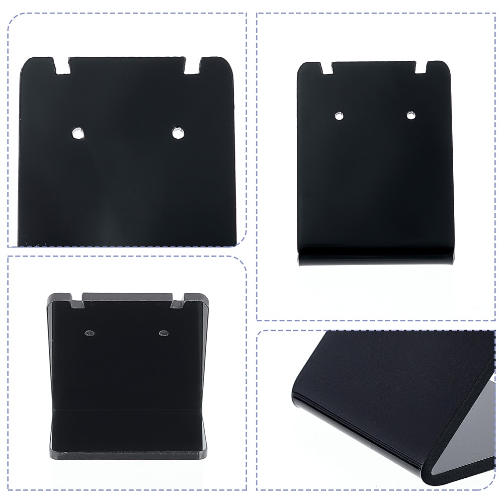 Exhibidor chico de aros zarcillos pendientes de acrílico negro / unidad2