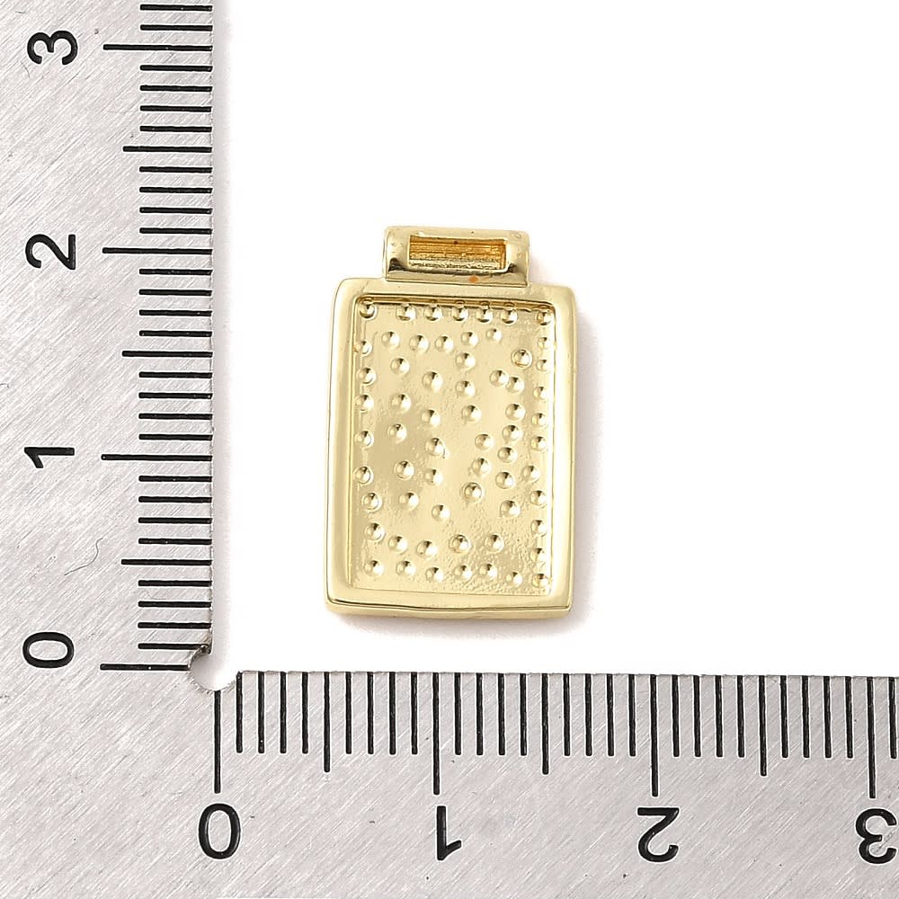 Dije pasador escapulario luna rayo corazón baño de oro / unidad3