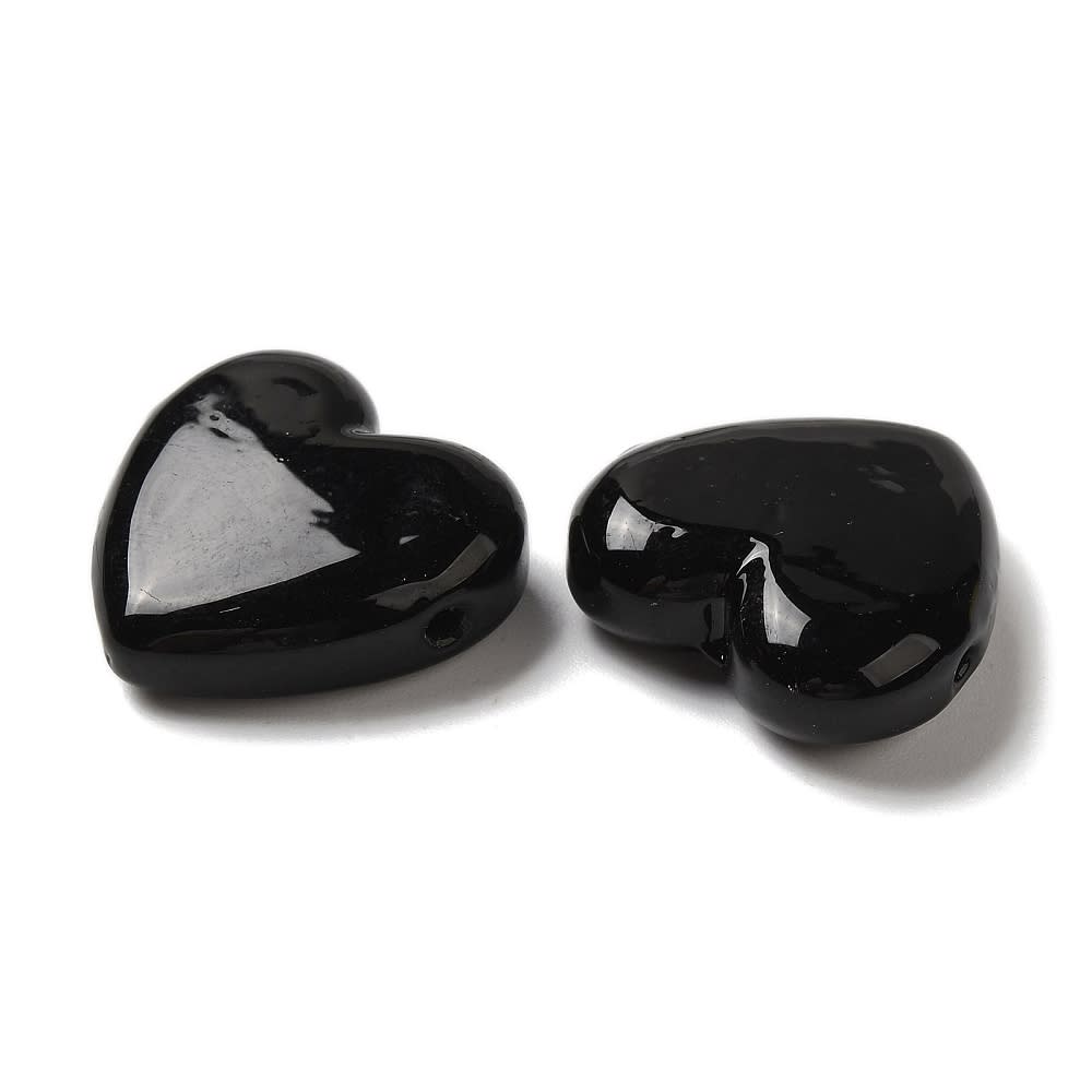 Pasador corazón 20 mm horizontal murano / unidad12