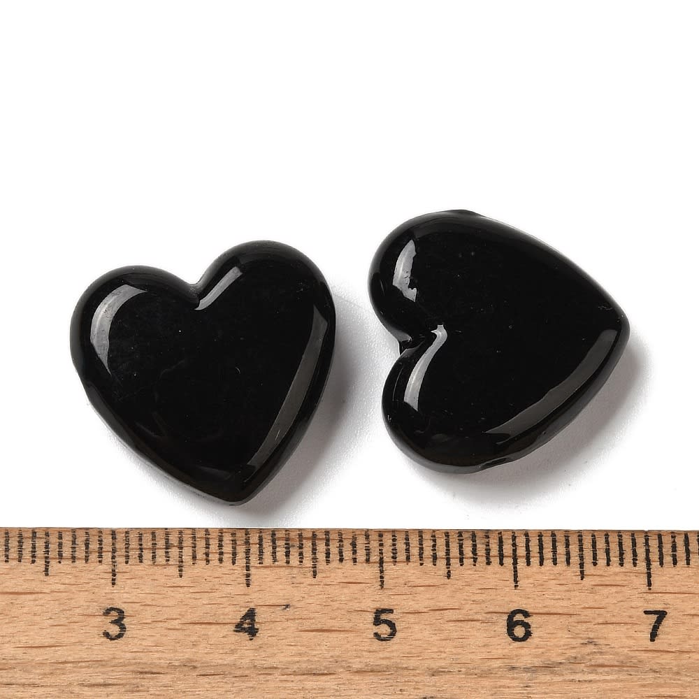 Pasador corazón 20 mm horizontal murano / unidad13