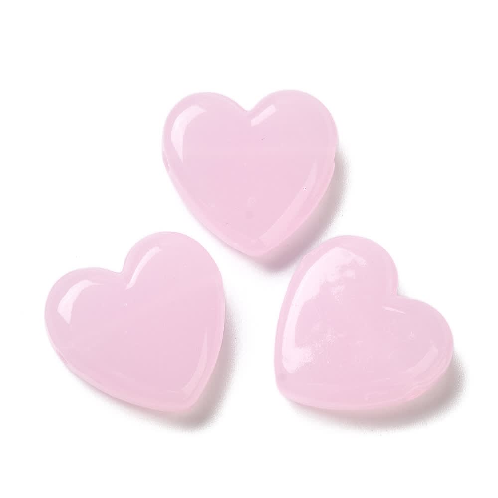 Pasador corazón 20 mm horizontal murano / unidad9
