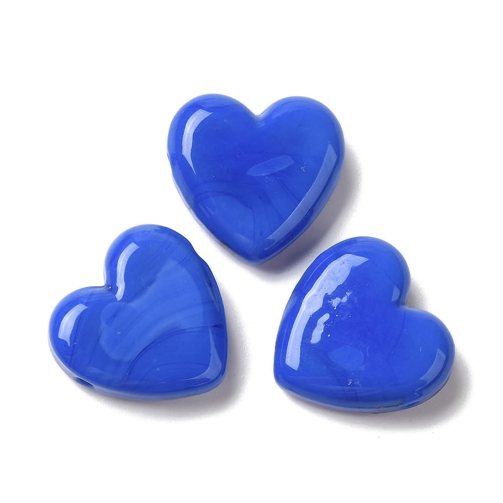 Pasador corazón 20 mm horizontal murano / unidad3