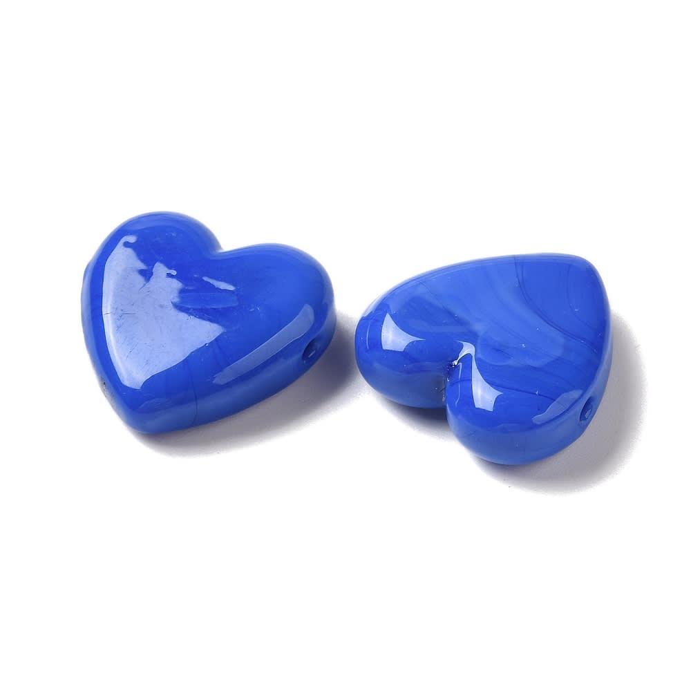 Pasador corazón 20 mm horizontal murano / unidad7