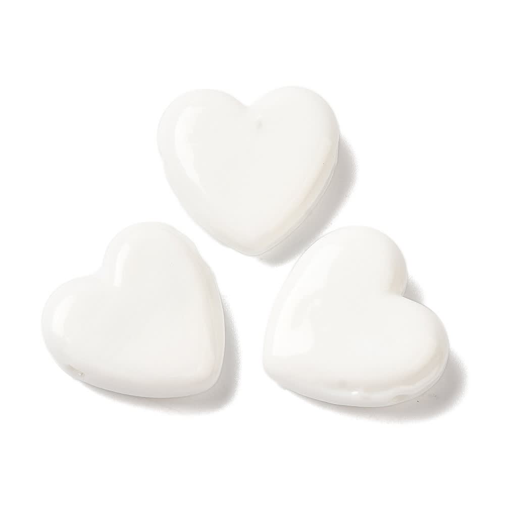 Pasador corazón 20 mm horizontal murano / unidad5