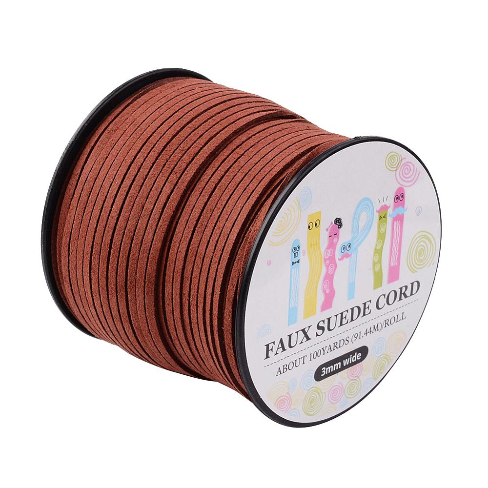 Cordón de gamuza sintética 3 mm / 5 metros10