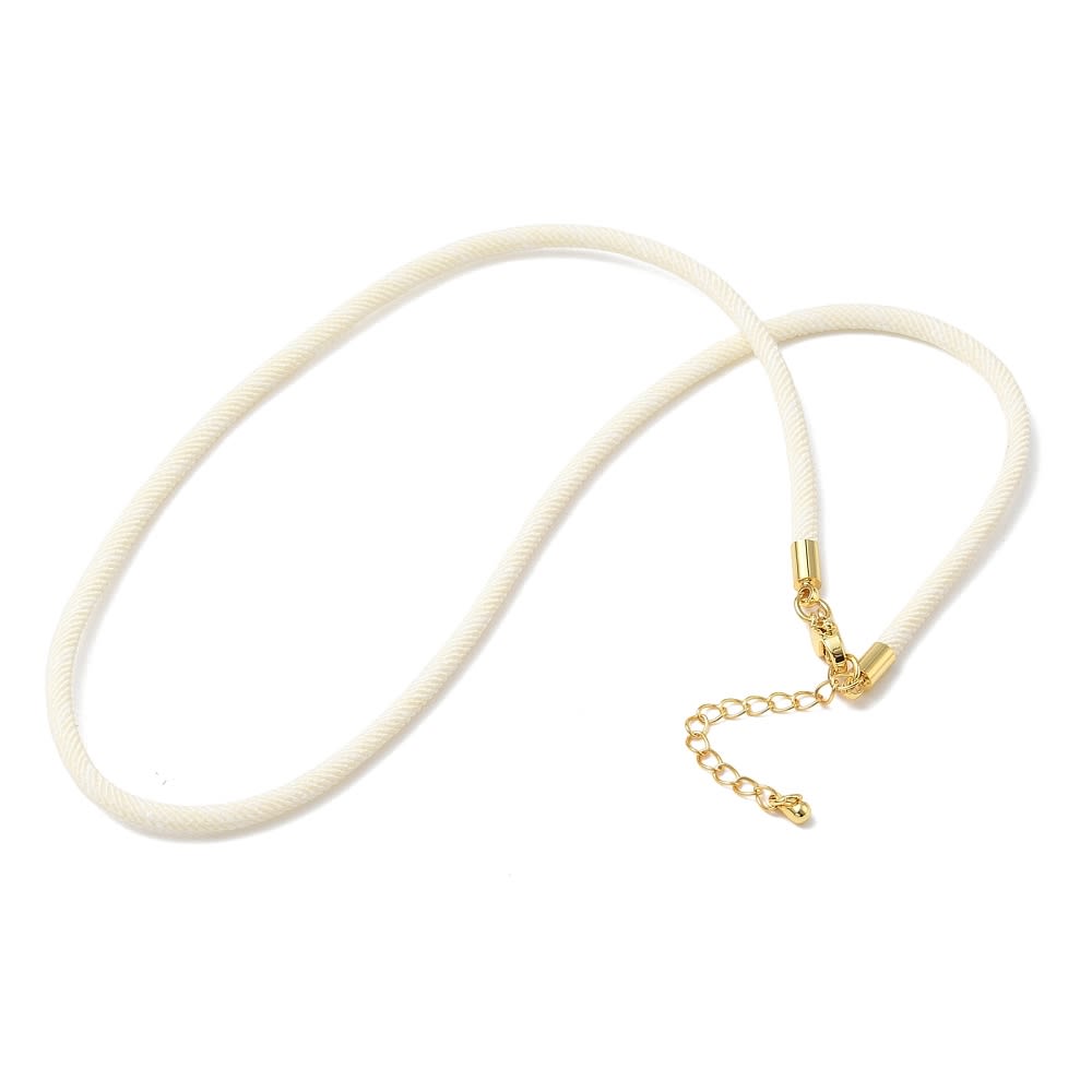 Base collar cordón trenzado 45 cm baño oro / unidad5