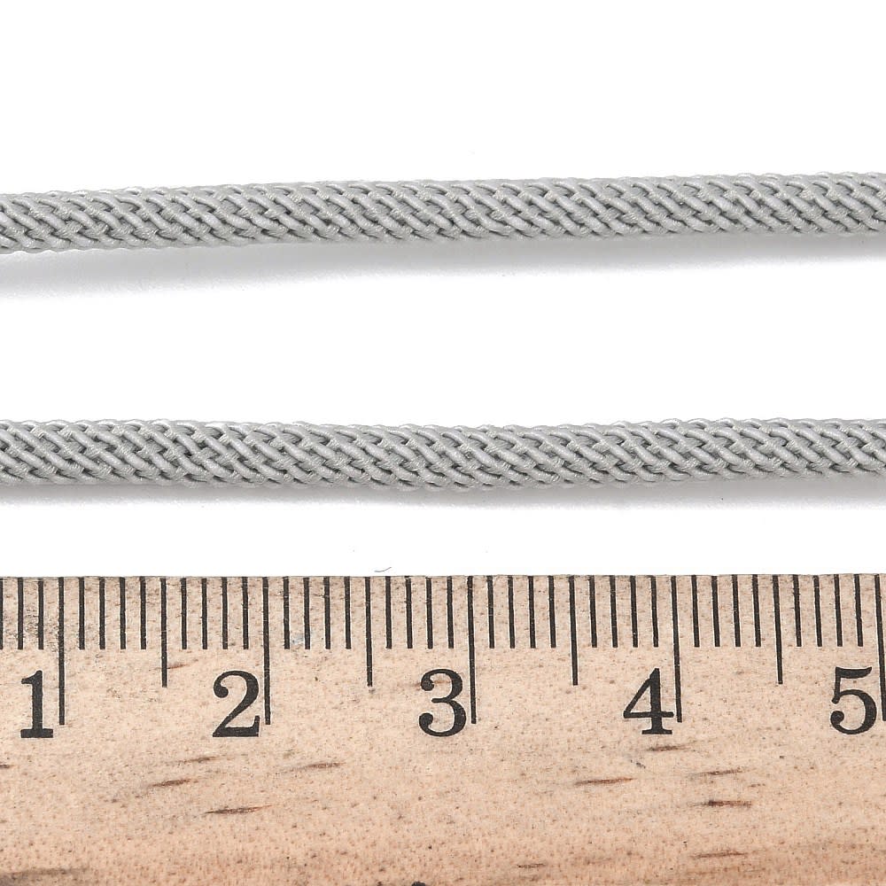 Base collar cordón trenzado 45 cm baño oro / unidad9