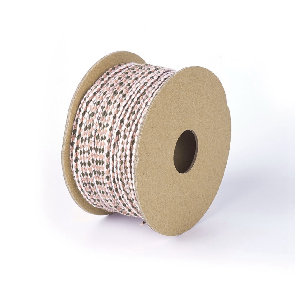 Cordón trenzado de algodón macramé 2 mm / metro3
